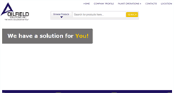 Desktop Screenshot of oilfieldsolutionsinc.com